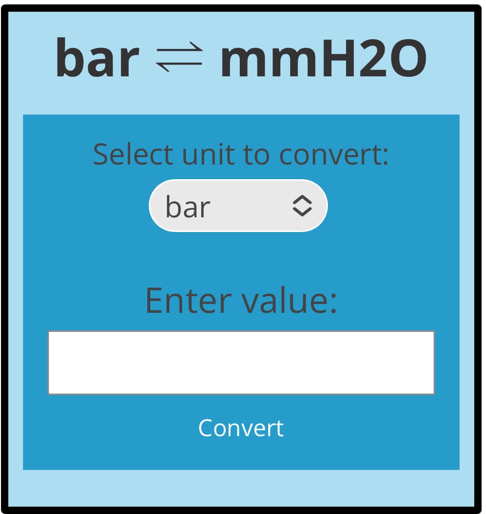 bar-to-mmh2o-pressure-conversion