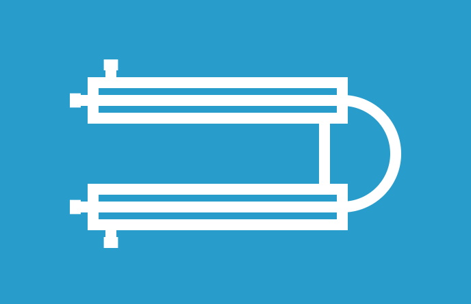 Double Pipe Heat Exchanger P&ID Symbol