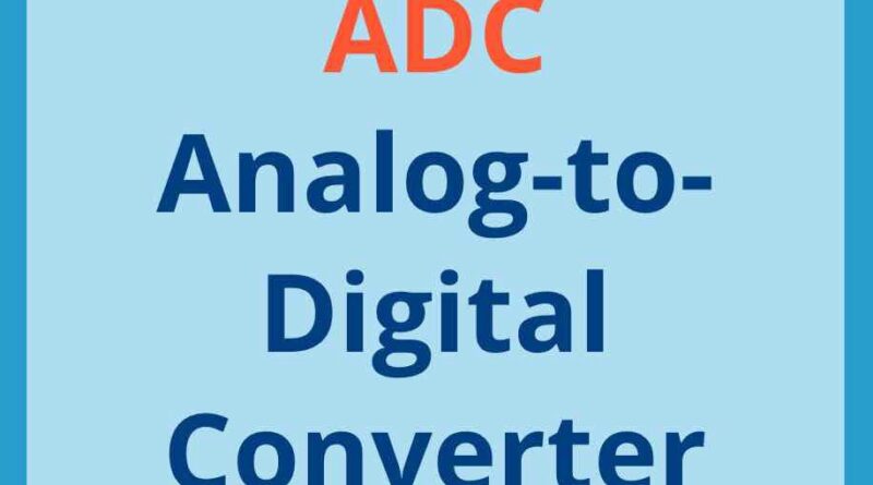 ADC full form in instrumentation