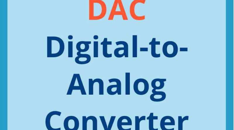 DAC full form in instrumentation