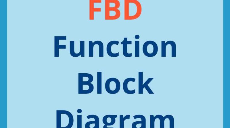 FBD full form in instrumentation