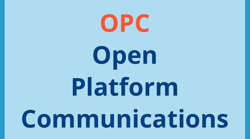 OPC full form in instrumentation