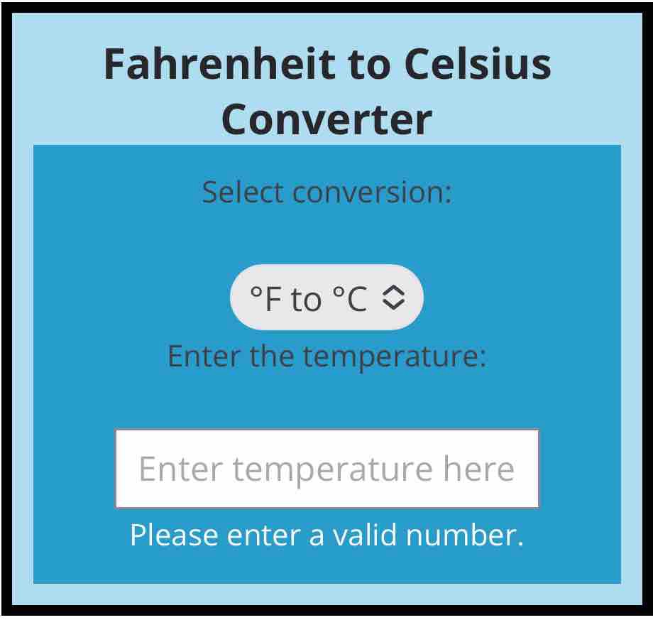 Fahrenheit to Celsius