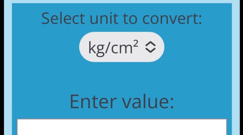 kg-cm2-to-kpa-pressure-conversion