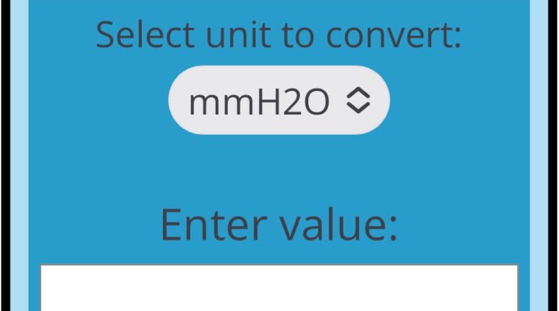 mmh2o to kg/cm2