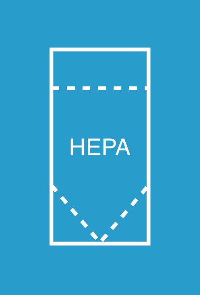 HEPA Gas Filter P&ID symbol