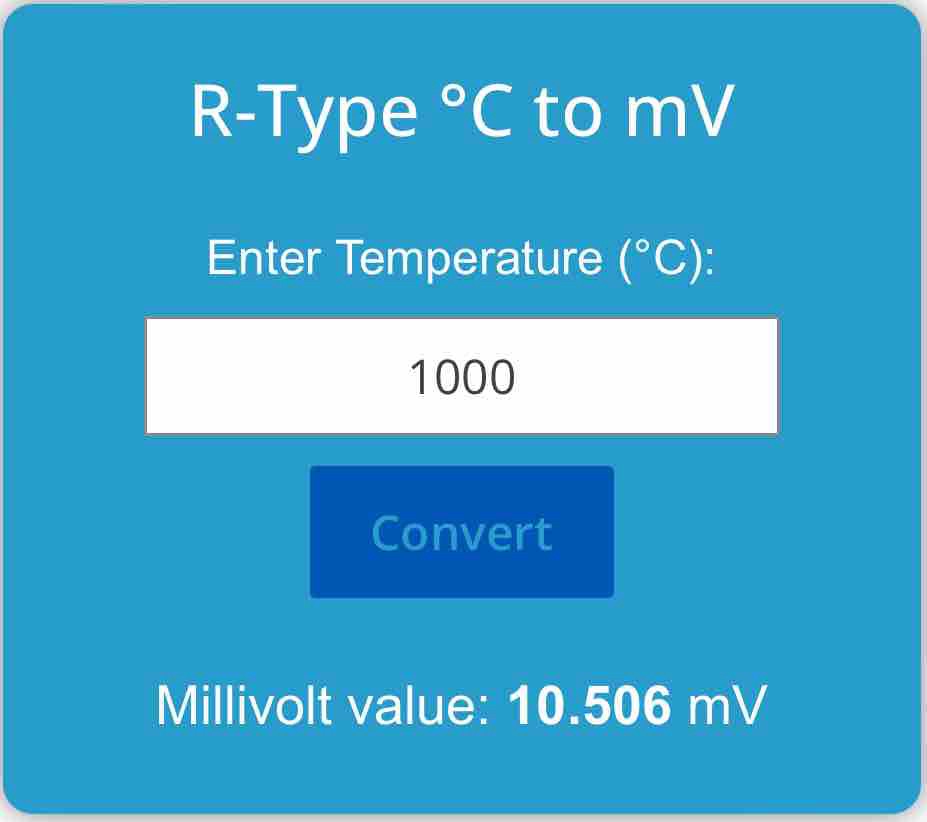 R Type Thermocouple Mv Calculator Instrumentation r-type-thermocouple-mv-calculator-instrumentation