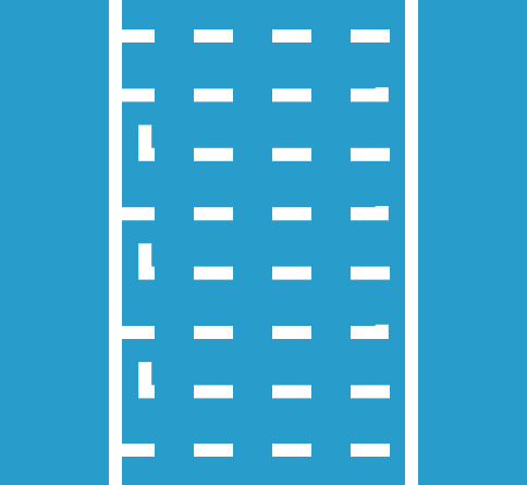 Staggered Baffle Trays P&ID Symbol