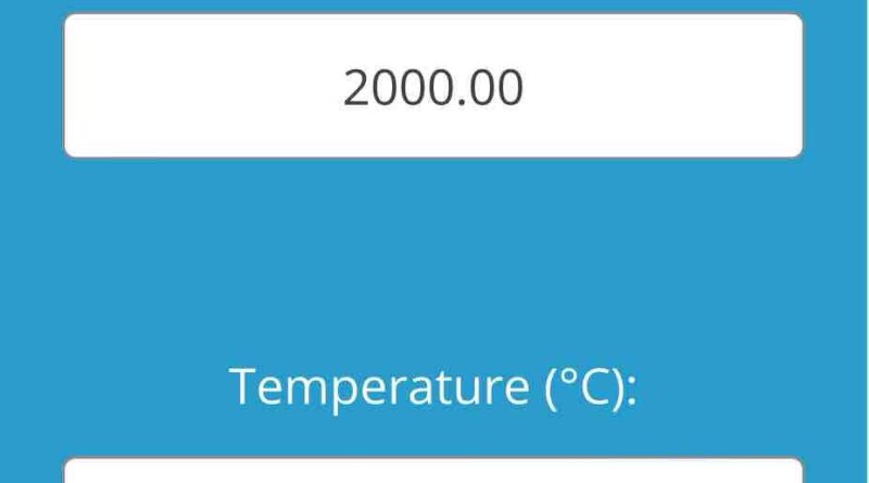 PT2000 Calculator