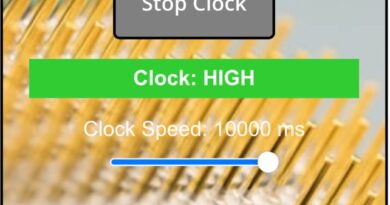 Simulated D Flip-Flop with high-level trigger, showing D input, clock signal, and Q output behavior during high clock state