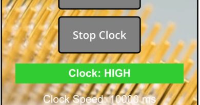 Simulated JK Flip-Flop with rising edge trigger, showing J and K inputs, clock signal, and Q output transitions during clock’s positive edge
