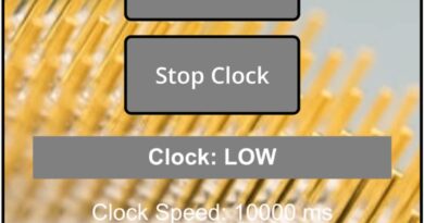 Simulated JK Flip-Flop with falling edge trigger, showing J, K, clock, and output transitions over time