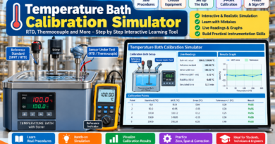 Temperature Bath Calibration Simulator – RTD & Thermocouple