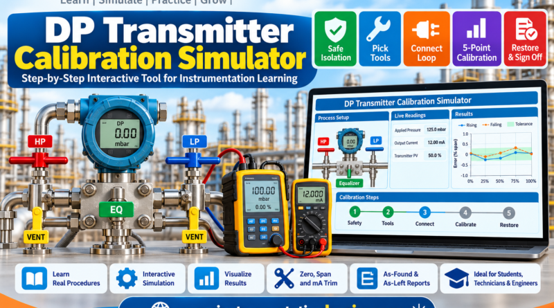 DP Transmitter Calibration Simulator