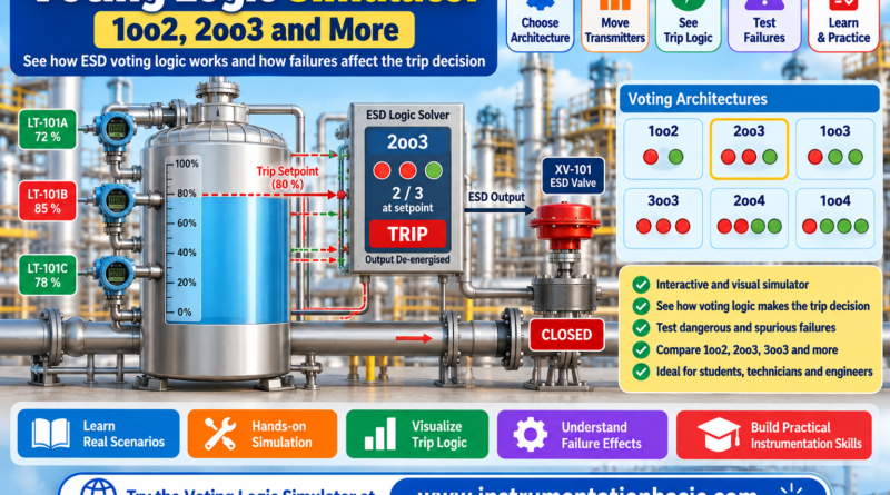 Voting Logic Simulator: 1oo2, 2oo3 & 3oo3 Explained