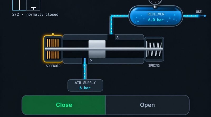 2/2 Solenoid Valve Working Principle & Animation